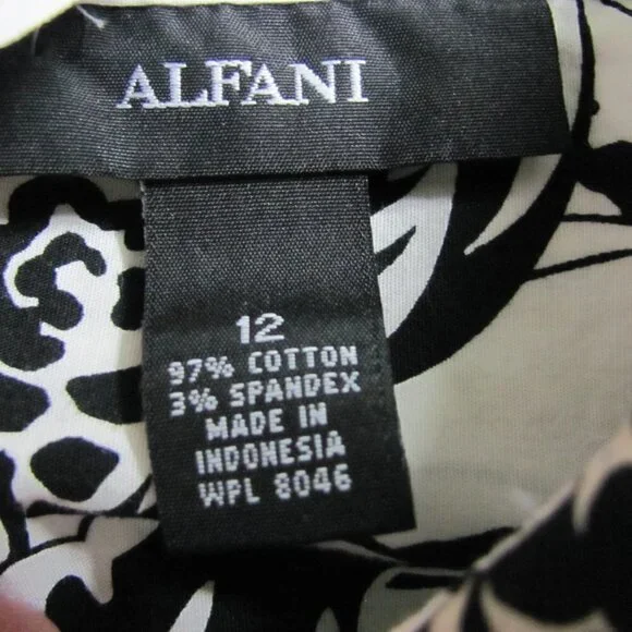 ALFANI   LADIES SHORT SLEEVE BLOUSE - Picture 5 of 7